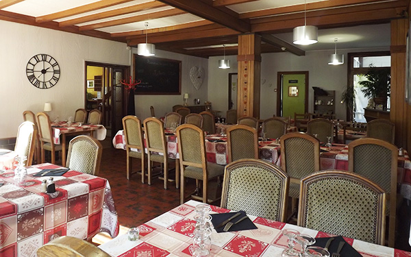Table du restaurant de l'hotel